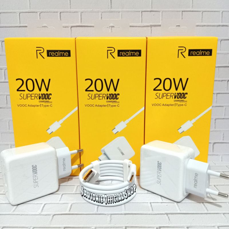 Charger Casan Realme 5 PRO ORIGINAL 20W SUPER VOOC Fast Charging TYPE C