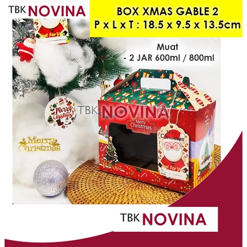 BOX KUE NATAL CHRISTMAS / KOTAK NATAL / BOX KUE KERING / BOX STOPLES / KOTAK KUE NATAL