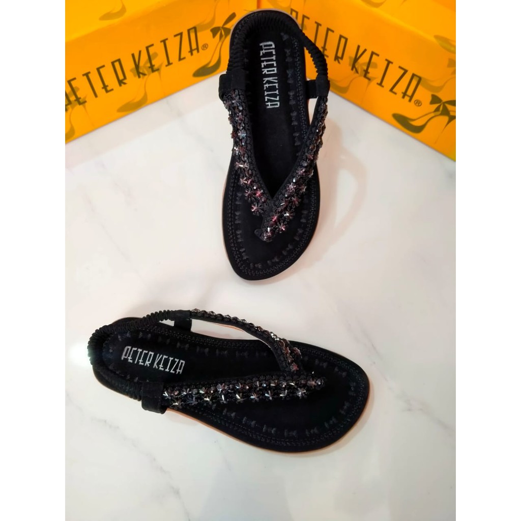 Sandal Jepit Tali Motif Merk PETER KEIZA SZ 36
