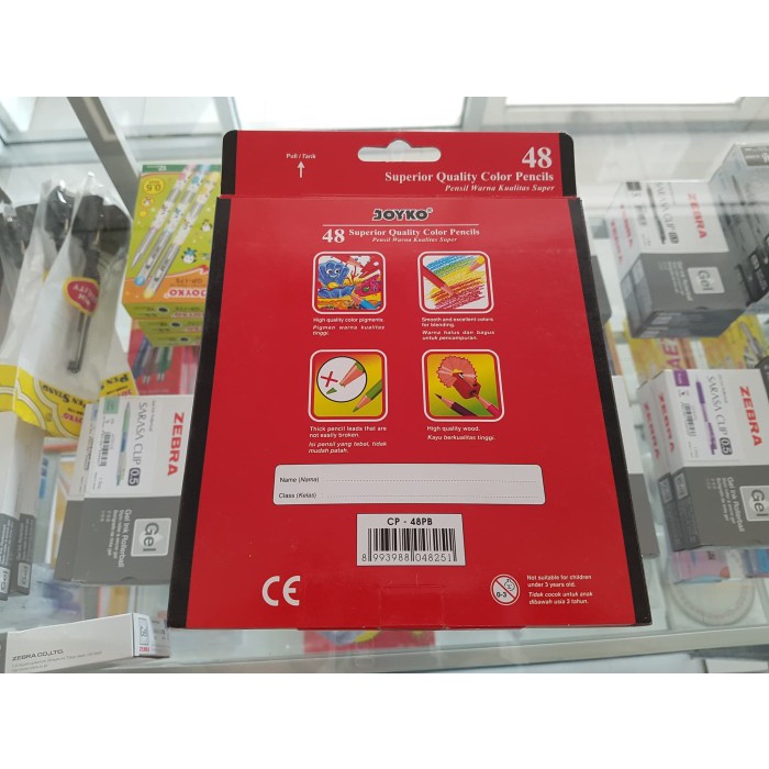 

Menakjubkan Pensil Warna Joyko / 48 Warna / Cp-48Pb Sale!!!