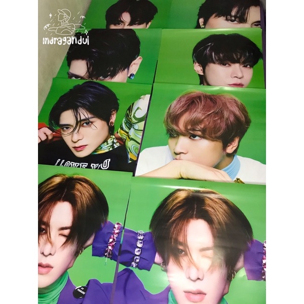 POSTER ROLLED OFFICIAL ALBUM STICKER JEWEL CASE NCT 127 DOYOUNG