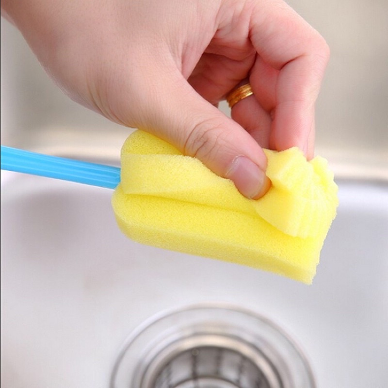 Import Sikat Spons Spon Sponge untuk Cuci botol gelas dot anak bayi dish Washing Sponge Baby Kids