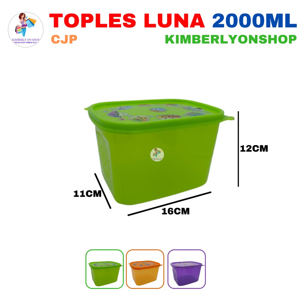 KimberlyonshopToples /Sealware Luna Toples Plastik 2000ML CJP