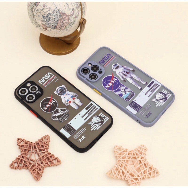 case iphone - NASA HYBRID SOFT CASE - LENS COVER CAMERA PROTECTION