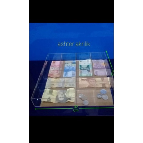 kotak uang laci akrilik/Akrilik uang kasir