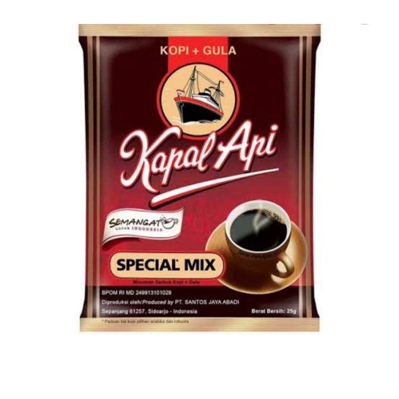 

KOPI KAPAL API SPECIAL MIX 1 Renceng