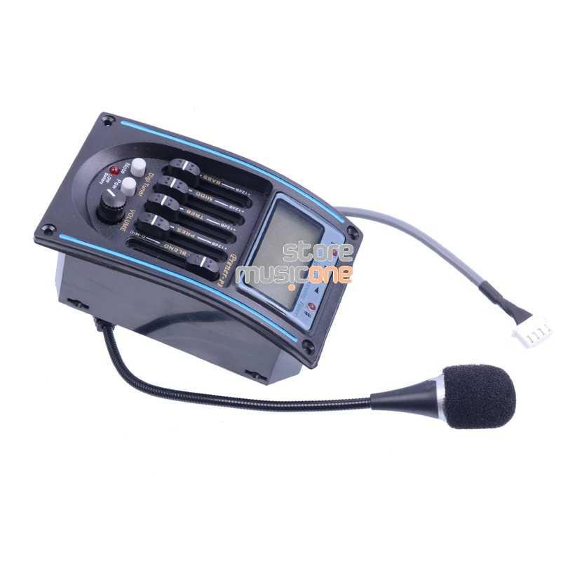 Preamp Amplifier Gitar EQ Tuner dengan Microphone - LC-5 ( Al-Yusi )