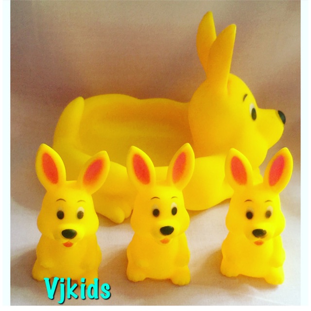 Mainan karet kelinci, mainan anak, mainan air, mainan murah