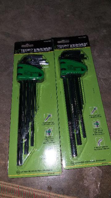 Kunci L Set Panjang Tekiro 8 Pcs