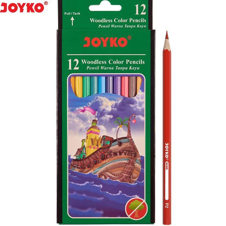 

(P5H3) ☆ Pensil Warna Joyko 12 warna Panjang //Harga@promo