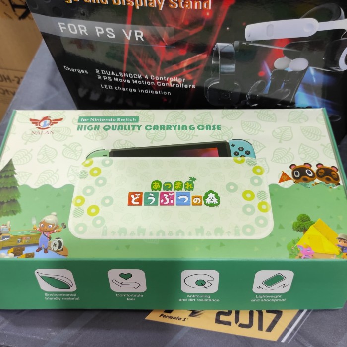 Nintendo Switch Nalan Carrying Case Green Animal Crossing