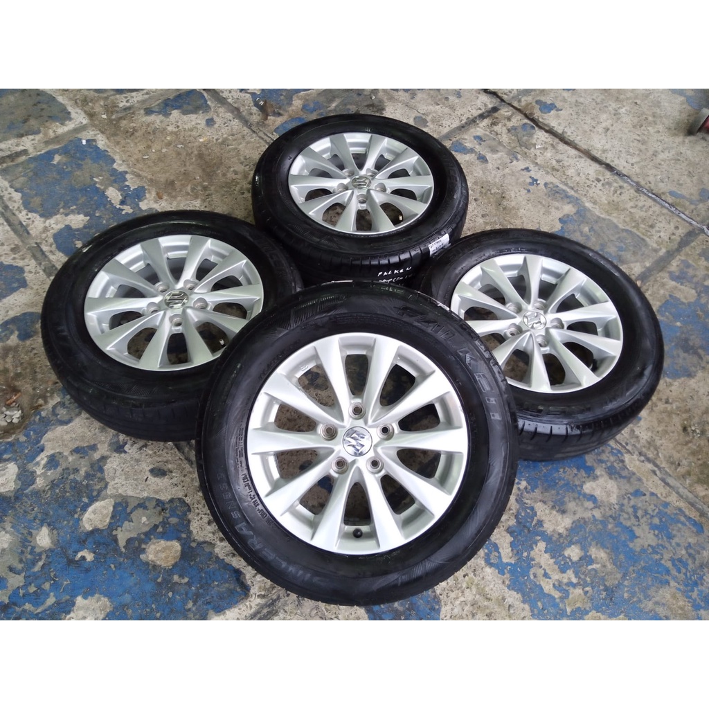 velg dan ban mobil bekas murah oem ertiga ring 15 pcd 5x114