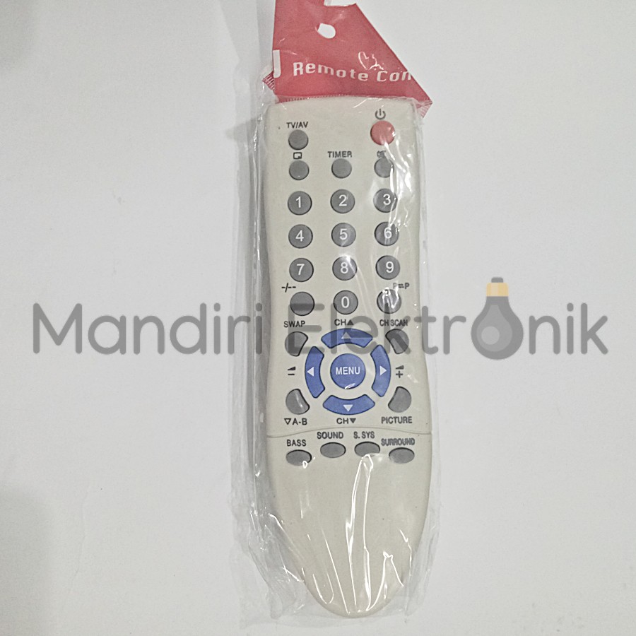 Remot TV Tabung Sanyo Slim Flat