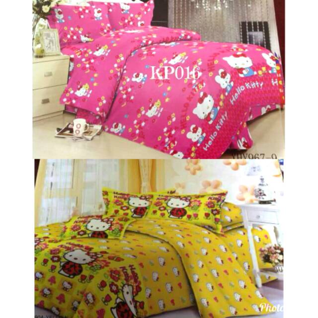 Flash Sale Sprei Natalia Katun Polyster Hello Kitty lAAnzOHG18GDA