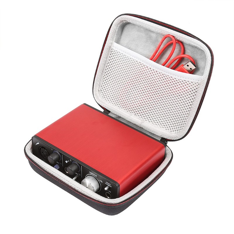 Cre Ltgem Hard Case Eva Untuk Focusrite Scarlett Solo 2i2 (2Nd Gen)