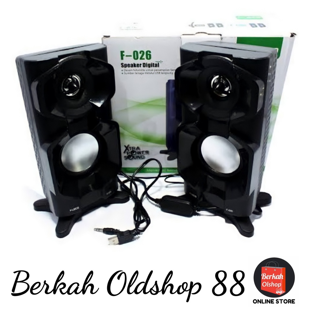 Speaker FLECO F 026 Super Bass Komputer / HP Suara Mantap