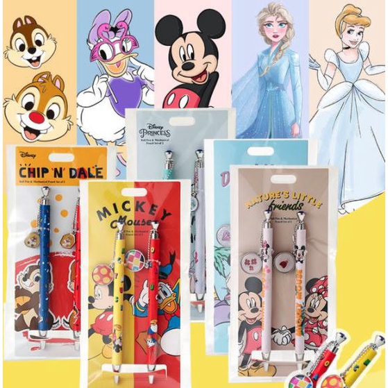 

ORIGINAL disney stationary diamond pen + mechanical pencils 92C12