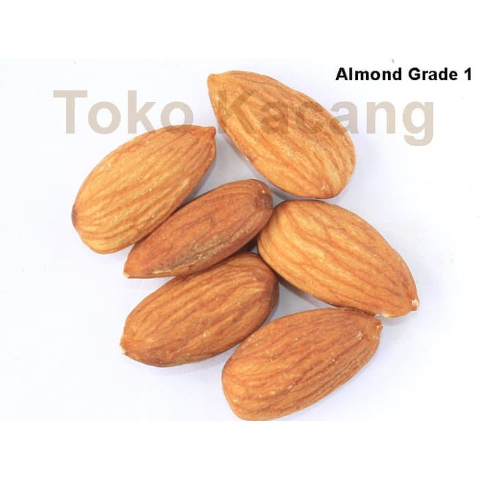 

Kacang Almond Kulit Ari Oven / Matang 100gr