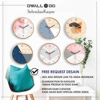 JAM DINDING KAYU BESAR 40 cm | JAM DINDING KAYU BESAR ANGKA LUBANG | JAM DINDING BESAR LASER  | GARANSI 1 THN [SWEEP MOVEMENT SERIES] - Jam Dinding Akrilik - Jam Dinding Cutting Laser | AESTHETIC ART MINIMALIS | HIASAN DEKORASI | - by Selembarkayoe