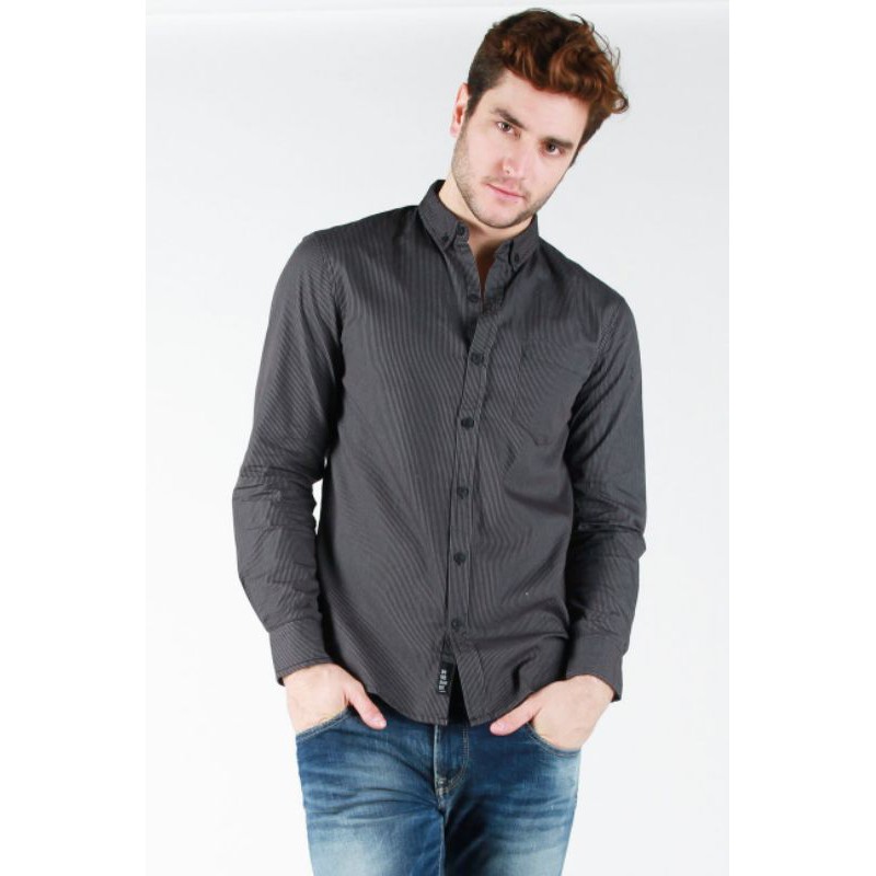 BOMBBOOGIE ORIGINAL - PIXEL BLACK SLIMFIT SHIRT