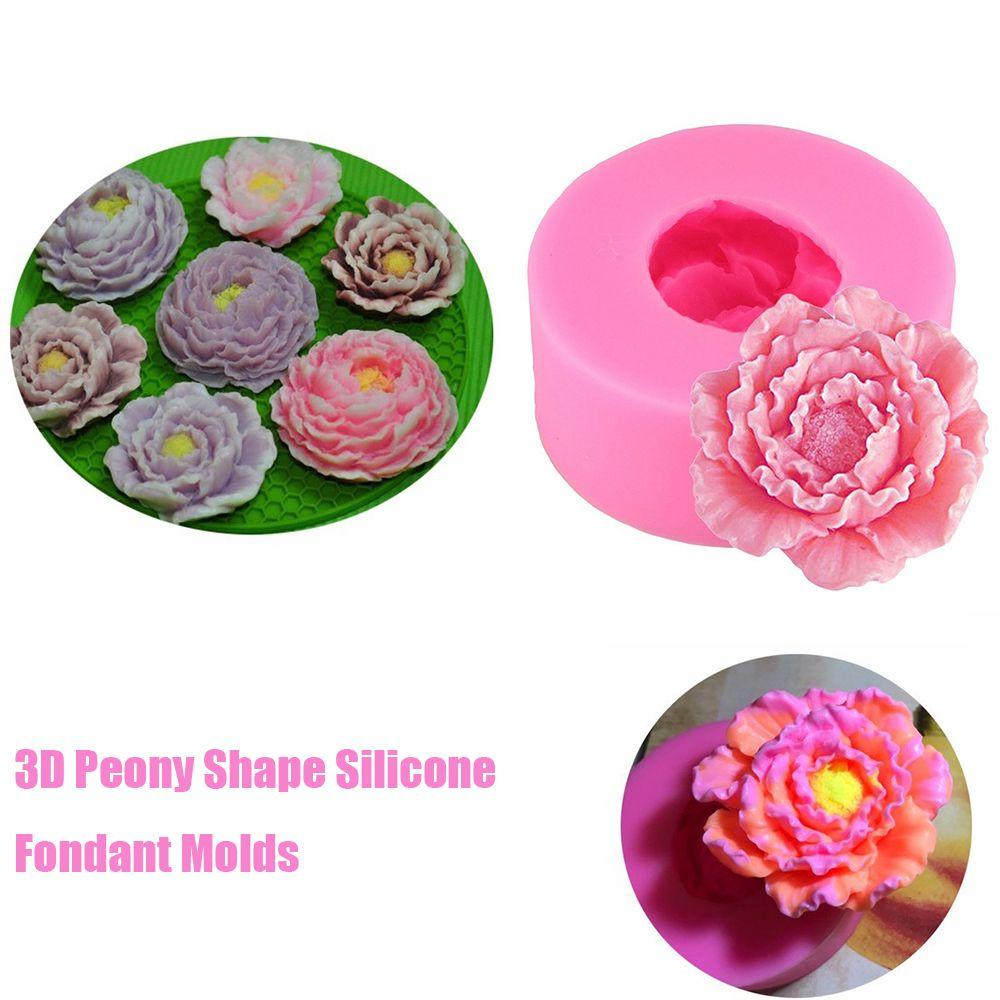 [Elegan] Cetakan Fondant Silikon Anggun Coklat Tools Sugarcraft Sabun Lilin Clay Handmade Kue Baking