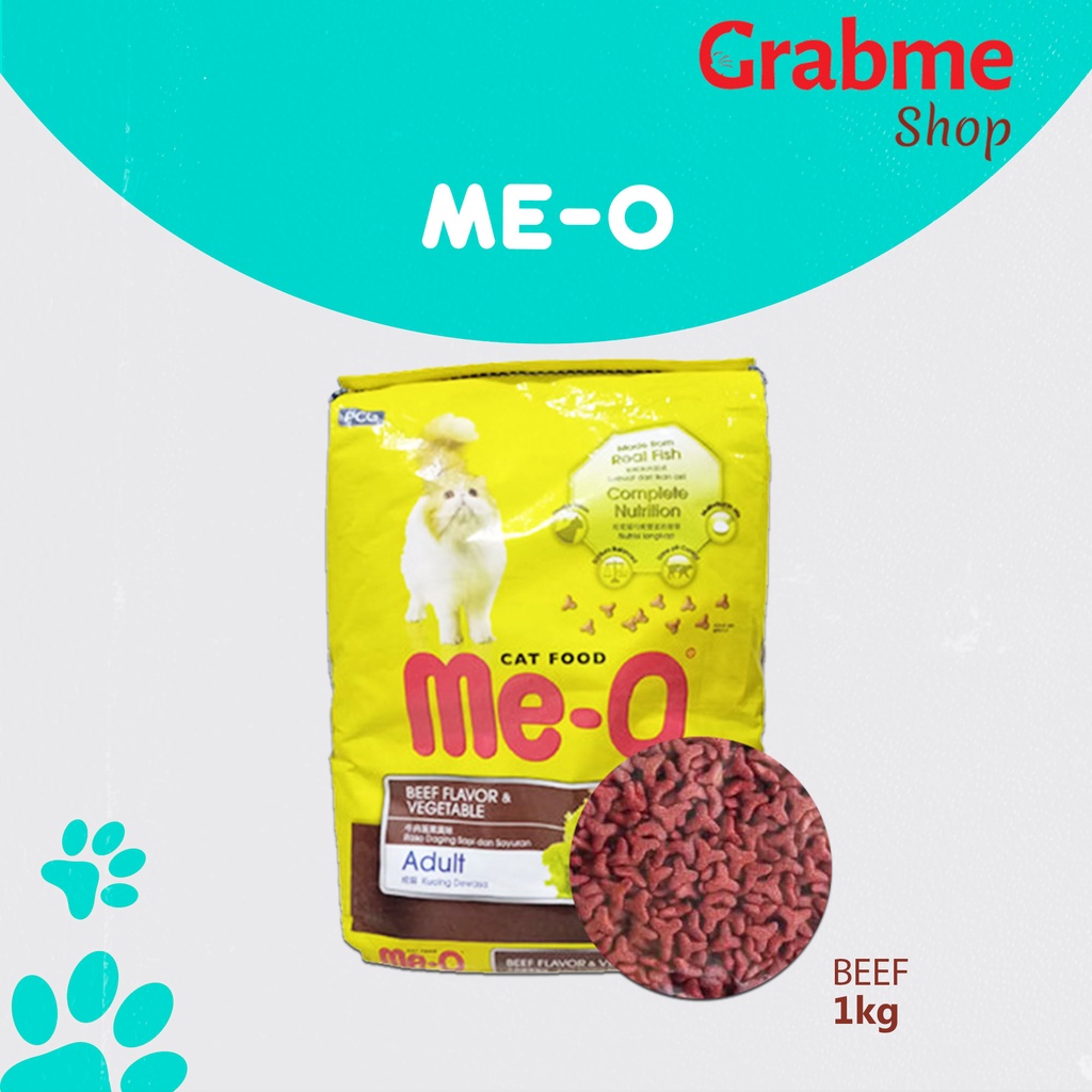 Makanan Kucing kering murah Premium MEO 500gr - 1kg