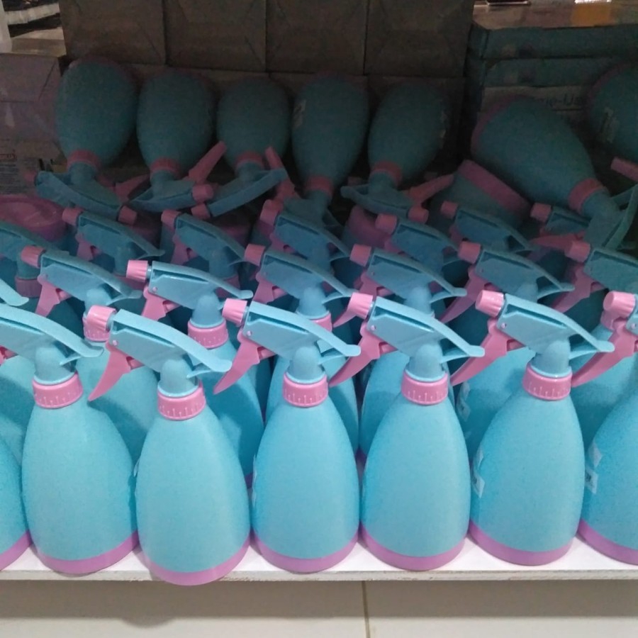 Botol Semprotan Air 400ml - Jet Sprayer Multifungsi - Botol Spray Biru