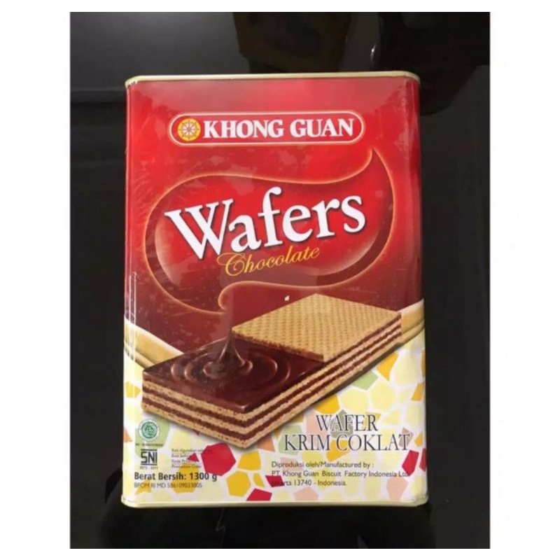 

Khong Guan Wafers chocolate 1300Gr