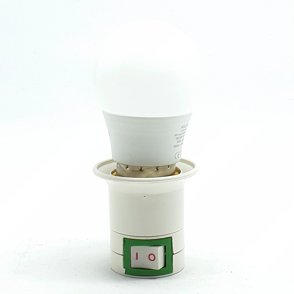 CTL Nella 5w Classic Bulb Cd Putih + Linux Fiting Colok Switch / Lampu Tidur / Mini Lamp