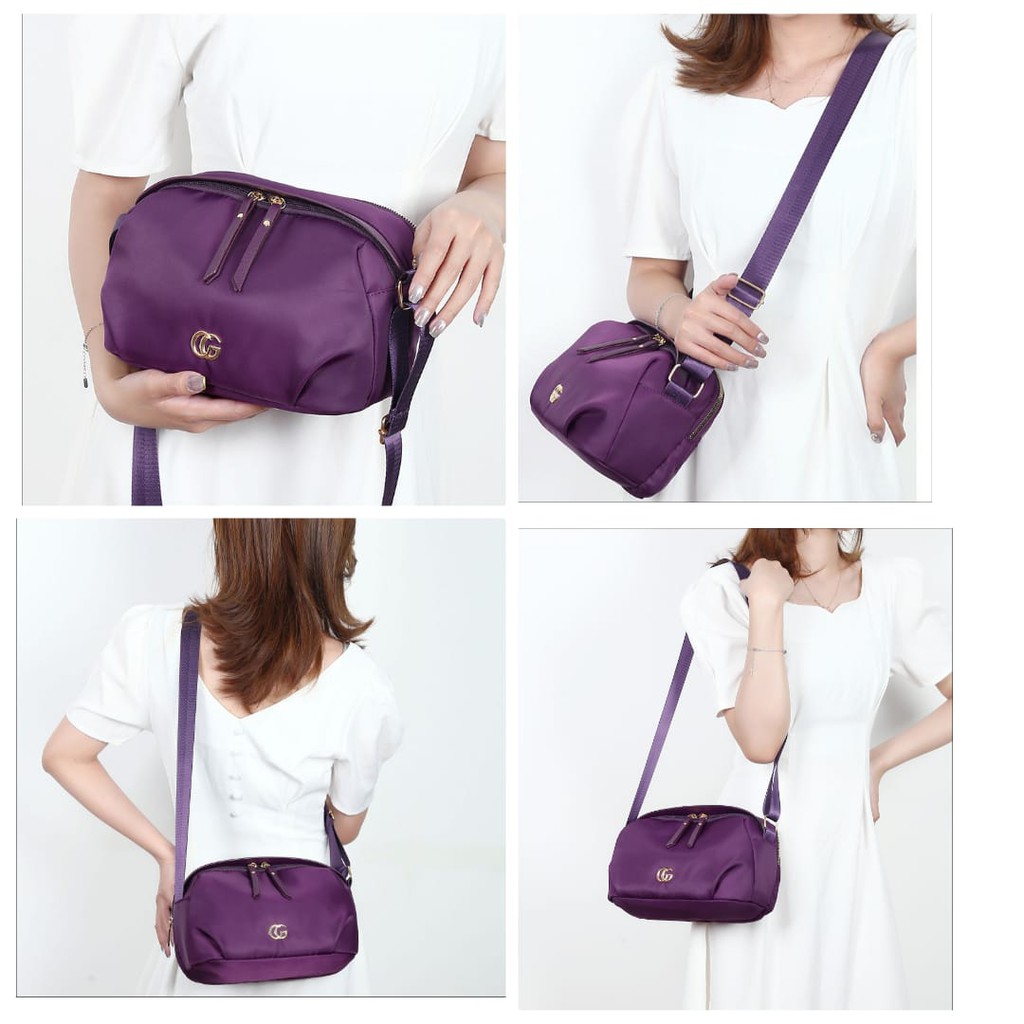 TAS SELEMPANG WANITA ANTI AIR IMPORT MURAH PINESY SLING BAG PREMIUM BATAM FASION KOREA TERBARU CEWEK