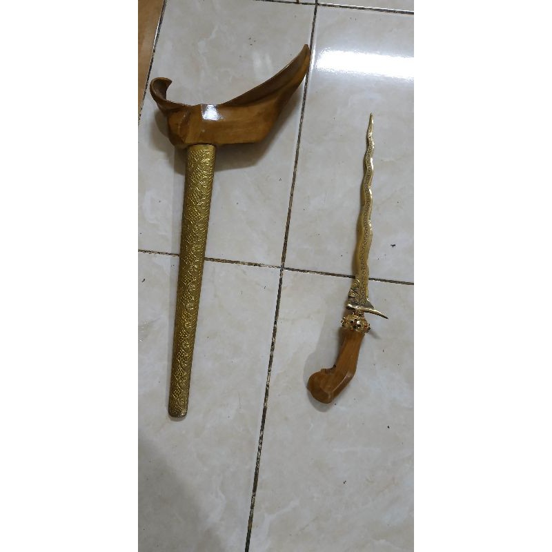 Keris Among Tamu Halus - Keris Manten - Keris Aksesoris Beskap - Keris Adik Topeng