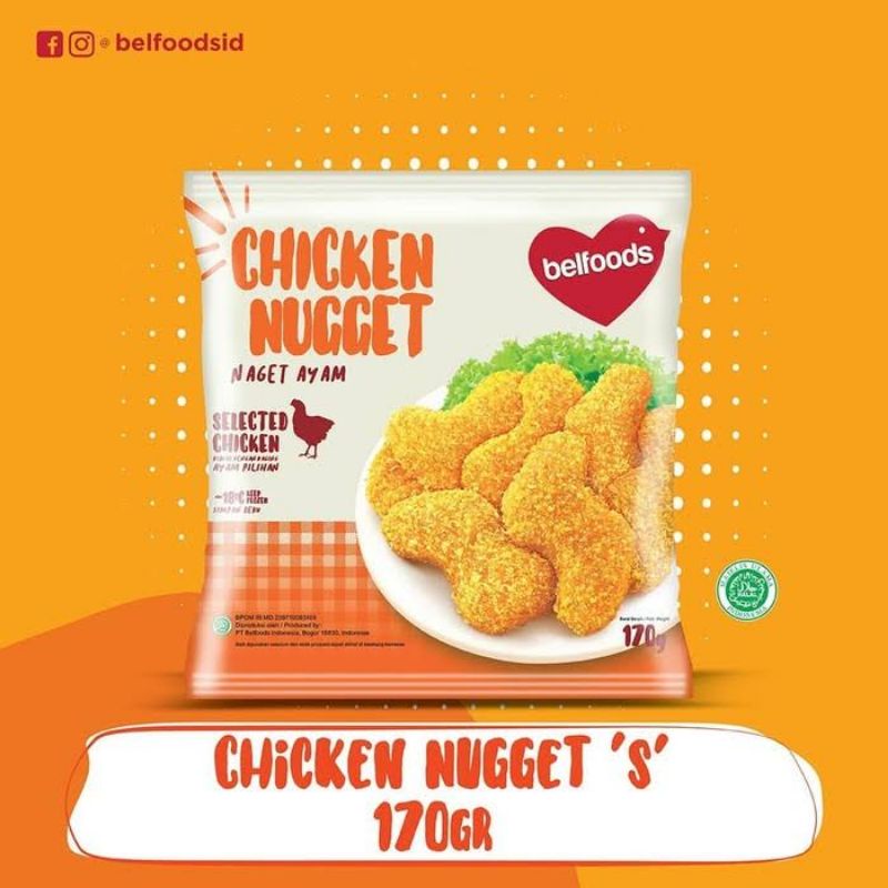 Jual Belfoods Nugget Ayam 170gr | Shopee Indonesia