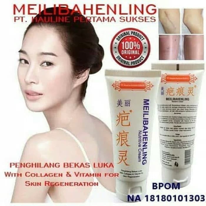 MEILIBAHENLING NUTRITIVE CREAM ORIGINAL BPOM PENGHILANG BEKAS LUKA MEILI BPOM MEILI ORIGINAL MEILI CREAM PENGHILANG BEKAS LUKA MEILI BAHENLING