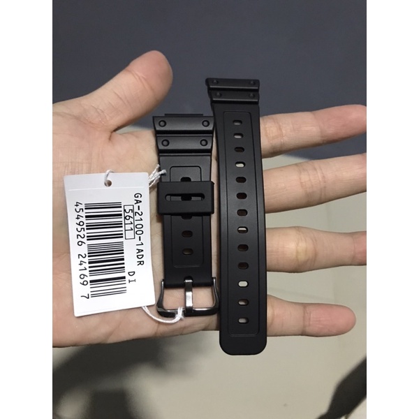 Strap Casio Gshock Original 100% GA-2100 Black / Tali Jam G-Shock GA-2100