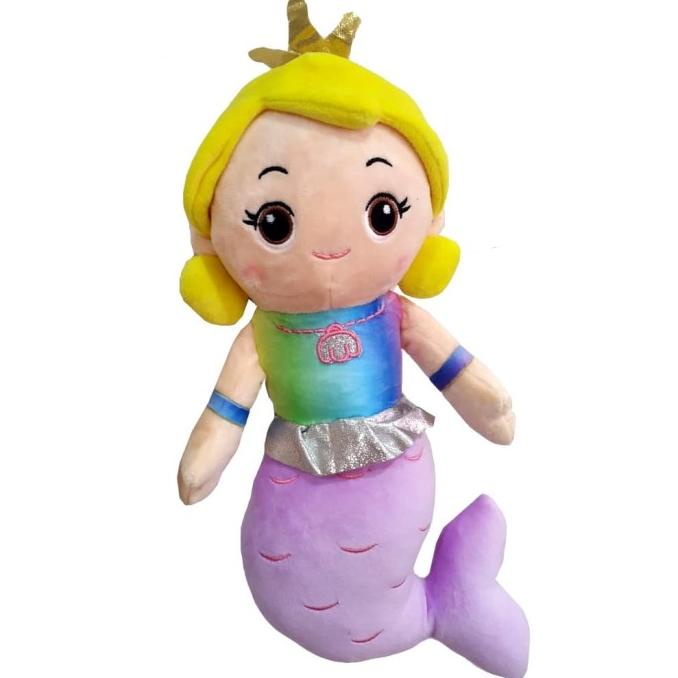 Boneka Mermaid Ratu Queen Putri Duyung Rainbow Pelangi Cantik Special