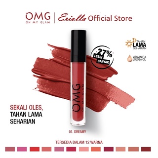 Image of OMG OH MY GLAM Matte Kiss Lip Cream Lipstick Lipstik LIPCREAM ORIGINAL Eriolla Official Store