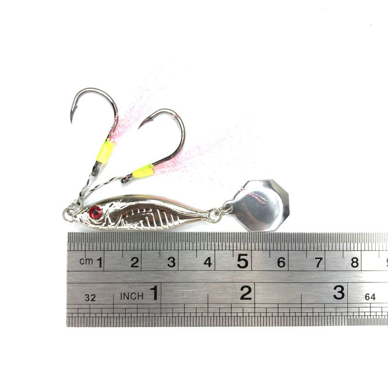 Metal Jig Little Jack Bling 10 Gram + Double Assist