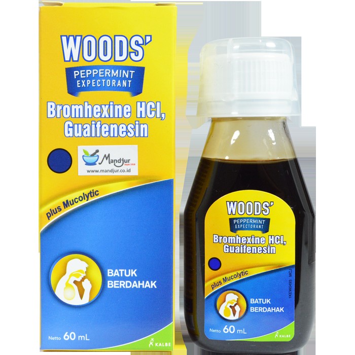 Promo Woods / Wood Biru Expectorant 60 Ml