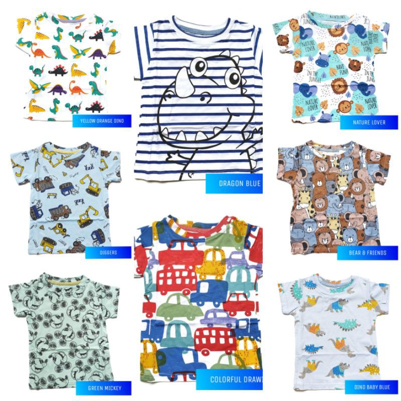 Kaos Anak Laki Print Tee LOOPIE KIDS