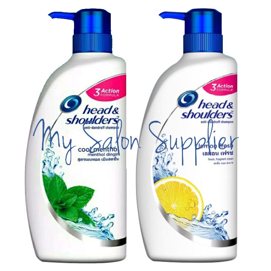 Head &amp; Shoulders Anti Dandruff Shampoo Pump 680ml Cool Menthol / Lemon Fresh