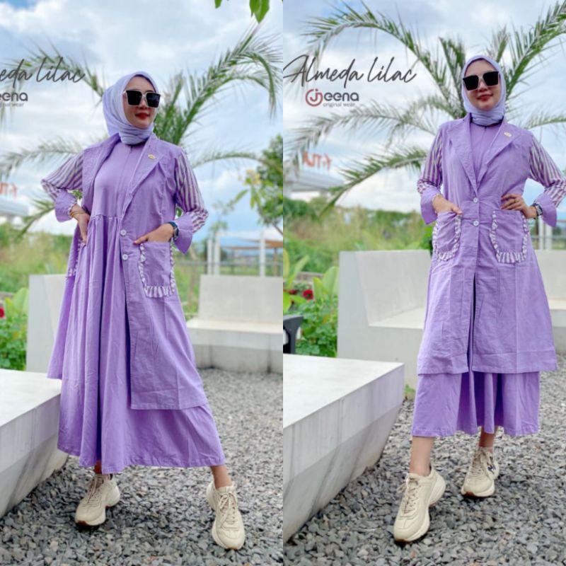 Gamis iner outer Almelda Prod by jeena ori