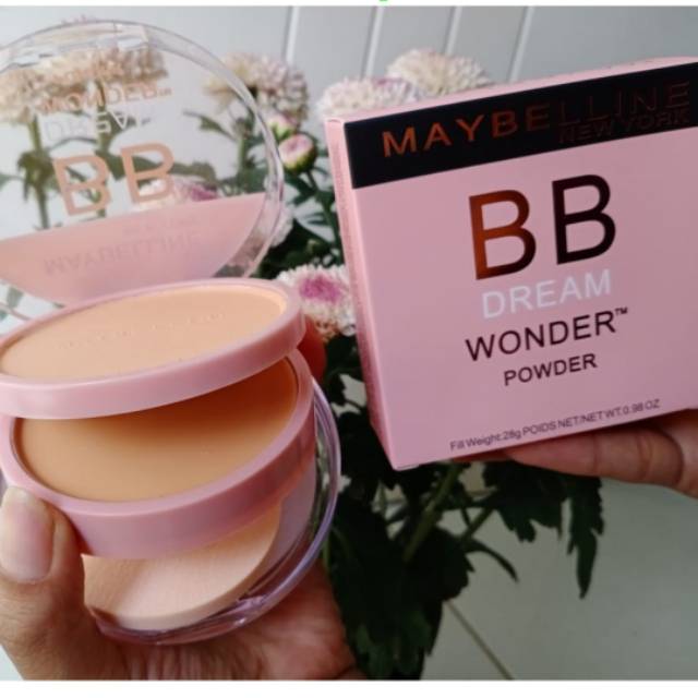 [ ECER ] BEDAK MAYBELINE 2IN1 BB WONDER PINK