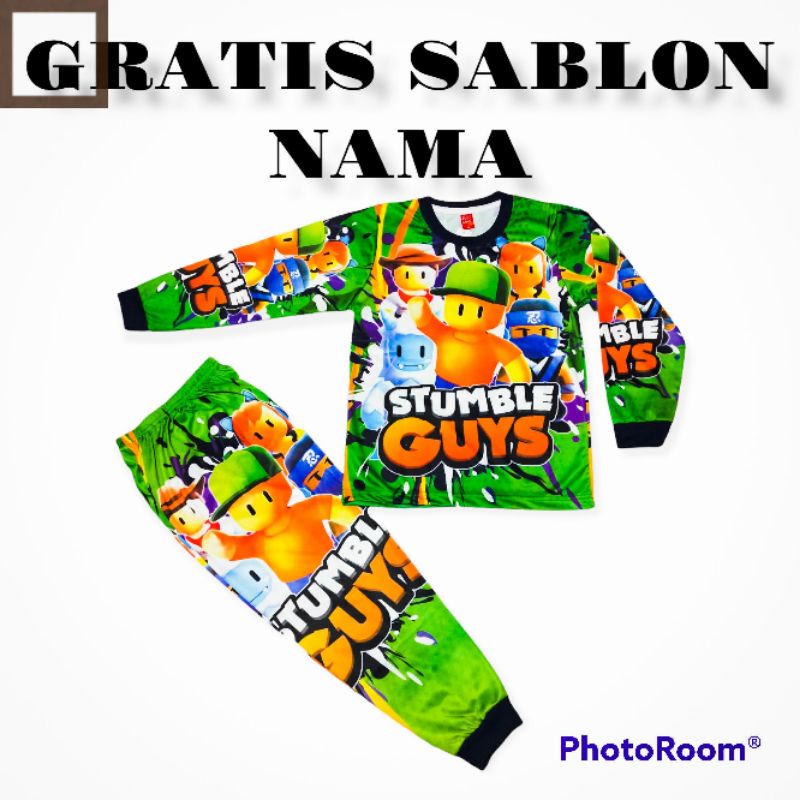 SETELAN BAJU STUMBLE GUYS/SETELANJERSEY MOTOR CROSS, SETELAN MOTOR CROSS