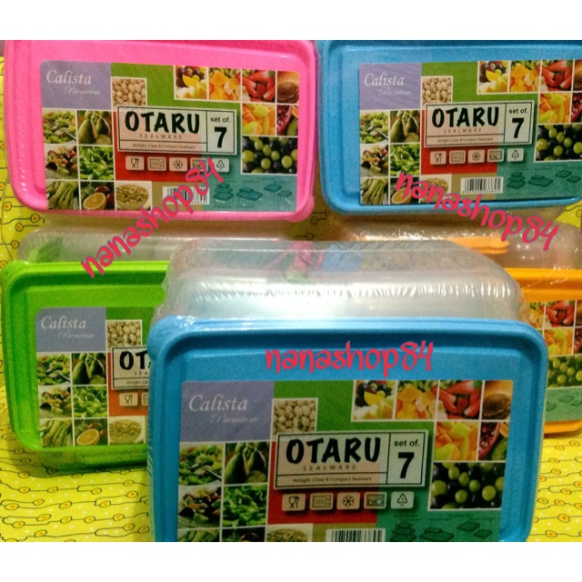 Toples Calista Premium Otaru (1set isi 14pcs toples)