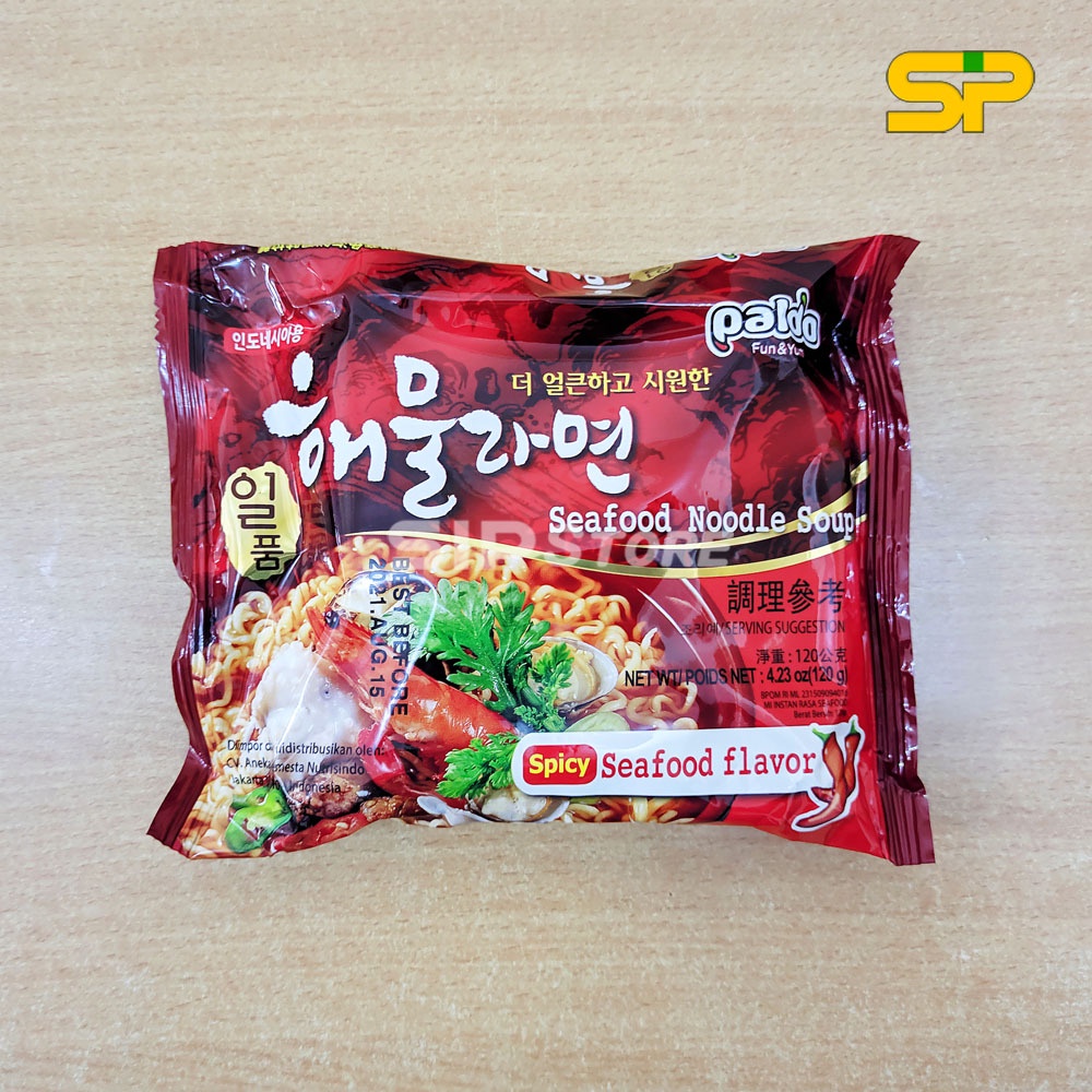 Jual Paldo Mie Instan Korea Ilpoom Spicy Seafood Flavor 120gr