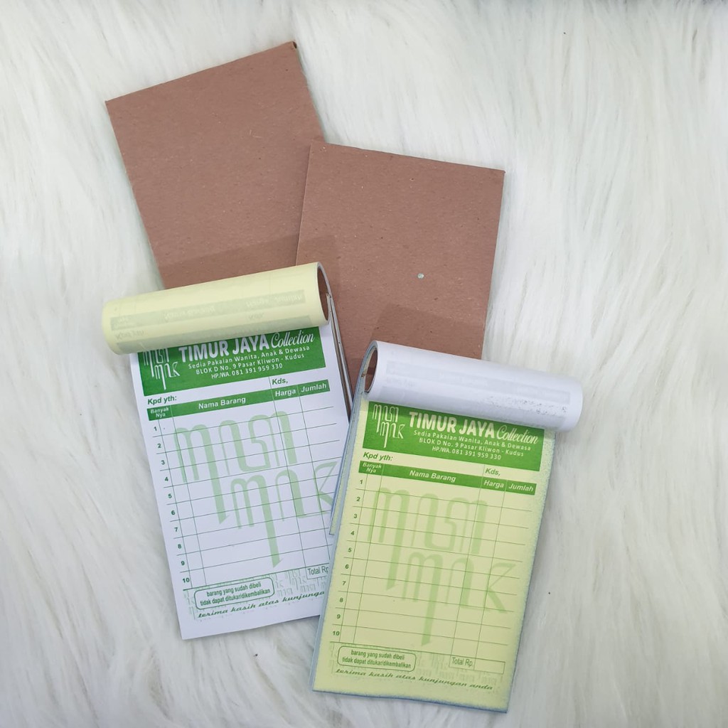

Nota 1/2,1/3,1/4 Folio ( 1 Warna )