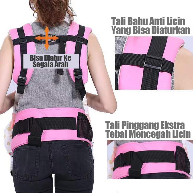 Bostonstore Gendongan Bayi Depan Polos Hipseat baby carrier 0~36 bulan / Gendongan Bayi Depan Hipseat / Baby Carrier / Baby Carrier M shape / Baby Carrier Hipseat / Baby Carrier Newborn / Baby Carrier Baby Safe / Gendongan Bayi / Gendongan Bayi Depan