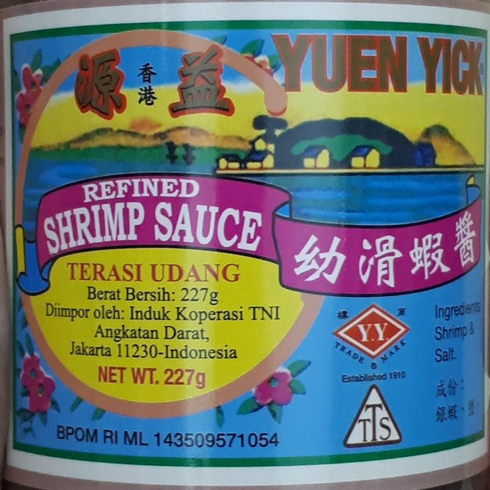 Shrimp Sauce Refined Terasi Udang Yuen Yick 227gr