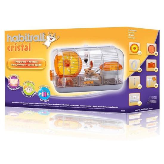 

HABITRAIL Kandang Hamster Premium Cristal Cage