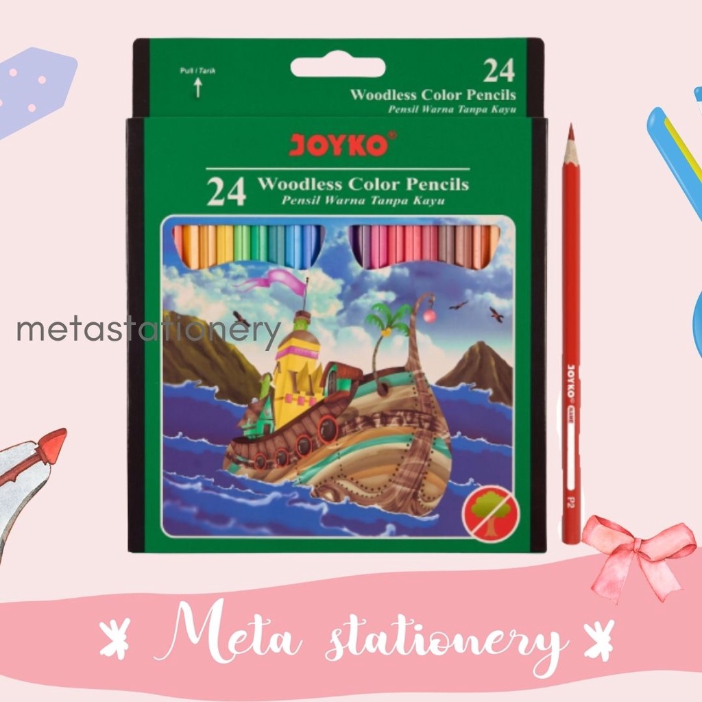 

Color Pencil / Pensil Warna CP-104 / 24 Warna